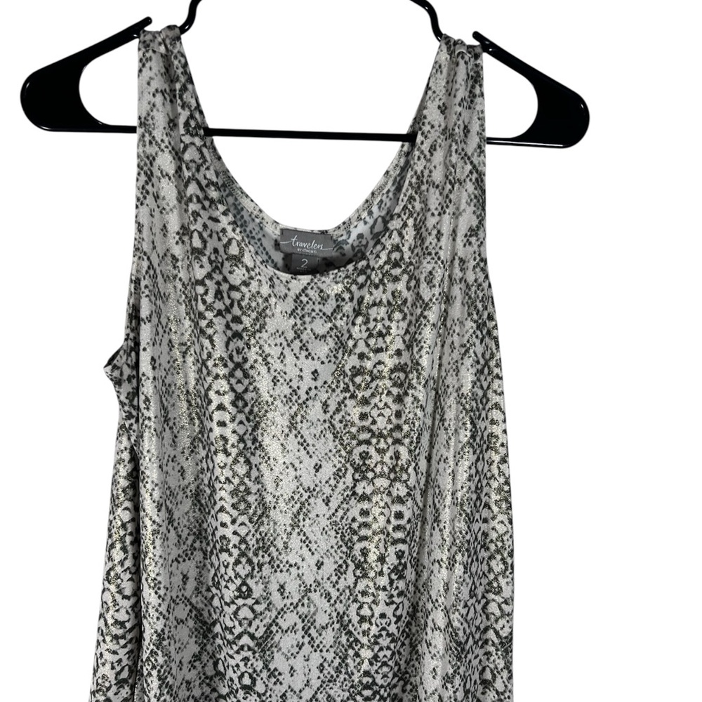 Travelers by Chico’s Snake Print Tank Top